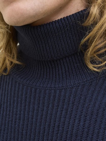 Jack & Jones Pannel Roll Neck Knit Pullover Sky Captain - Pulovere & hanorace - Pulovere & Hanorace Bărbați Mărimi Mari