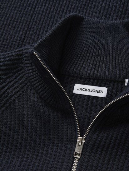 Jack & Jones Pannel Zip Knit Cardigan Sky Captain - Pulovere & hanorace - Pulovere & Hanorace Bărbați Mărimi Mari