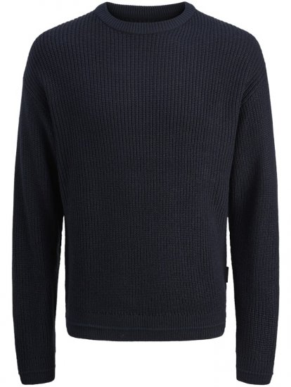 Jack & Jones Kaito Knit Crew Neck Pullover Sky Captain - Pulovere & hanorace - Pulovere & Hanorace Bărbați Mărimi Mari