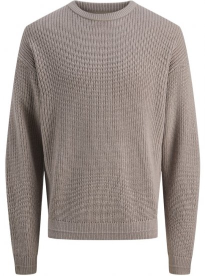 Jack & Jones Kaito Knit Crew Neck Pullover Atmosphere - Pulovere & hanorace - Pulovere & Hanorace Bărbați Mărimi Mari
