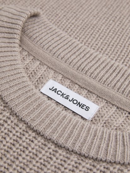 Jack & Jones Kaito Knit Crew Neck Pullover Atmosphere - Pulovere & hanorace - Pulovere & Hanorace Bărbați Mărimi Mari