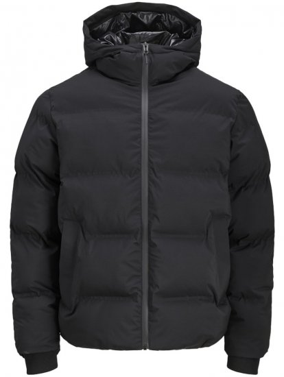 Jack & Jones Kaito Puffer Jacket Black - Geci - Geci Bărbați Mărimi Mari