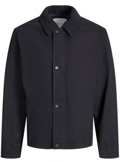 Jack & Jones Grady Worker Jacket Black - Geci - Geci Bărbați Mărimi Mari