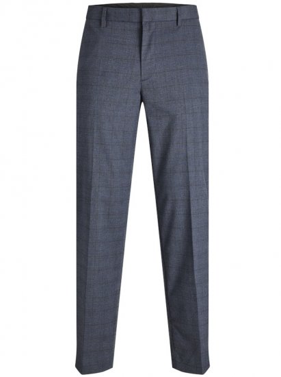 Jack & Jones Harry Pedro Formal Check Trousers Dark Navy - Blugi & pantaloni - Blugi & Pantaloni Bărbați Mărimi Mari