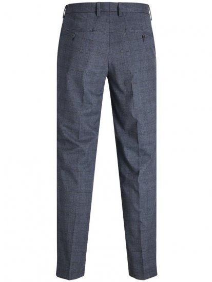 Jack & Jones Harry Pedro Formal Check Trousers Dark Navy - Blugi & pantaloni - Blugi & Pantaloni Bărbați Mărimi Mari