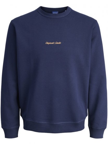 Jack & jones Norrebro Crew Neck Sweatshirt Ocean Cavern - Pulovere & hanorace - Pulovere & Hanorace Bărbați Mărimi Mari