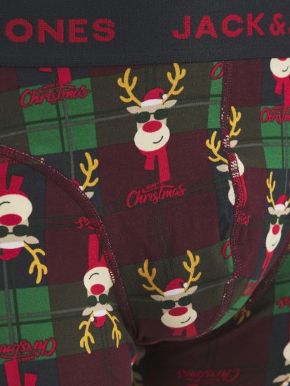 Jack & Jones Rudolph Trunks 3-Pack Dark Navy - Lenjerie intimă & costum baie - Lenjerie Intimă Bărbați Mărimi Mari