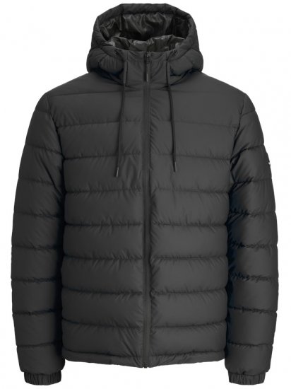 Jack & Jones Point PU Puffer Jacket Black - Geci - Geci Bărbați Mărimi Mari