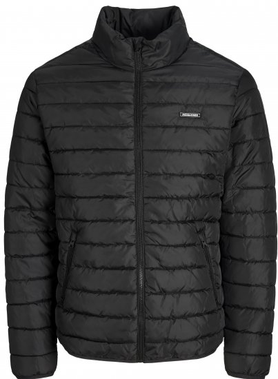 Jack & Jones Elvis Light Puffer Collar Jacket Black - Geci - Geci Bărbați Mărimi Mari