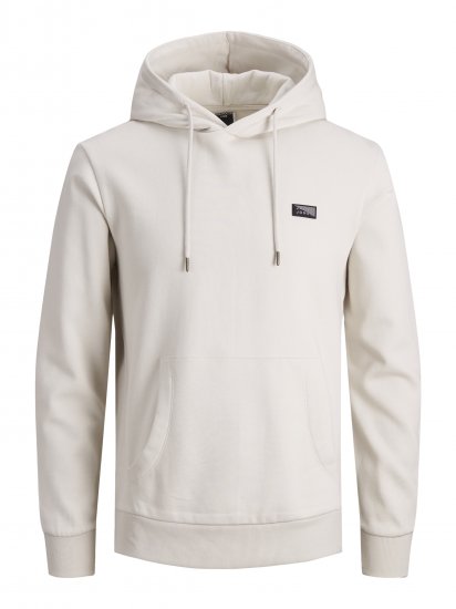 Jack & Jones JCOKING SWEAT HOOD Light Gray - Pulovere & hanorace - Pulovere & Hanorace Bărbați Mărimi Mari