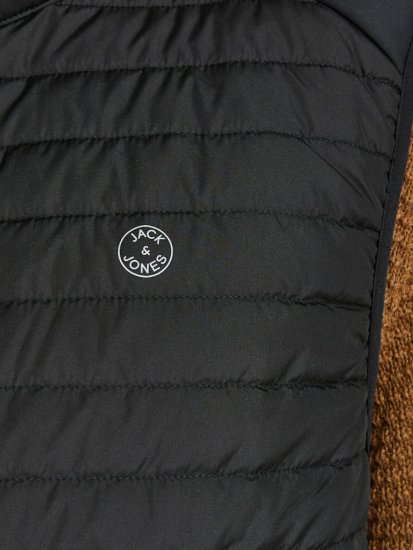 Jack & Jones MULTI BODYWARMER With COLLAR Black - Geci - Geci Bărbați Mărimi Mari