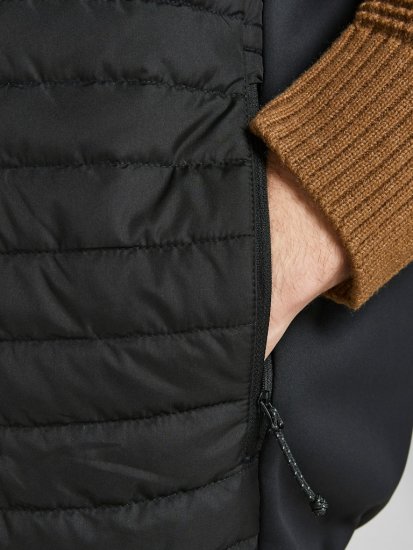 Jack & Jones MULTI BODYWARMER With COLLAR Black - Geci - Geci Bărbați Mărimi Mari