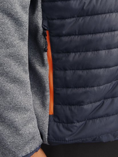 Jack & Jones MULTI QUILTED SET-IN Sleeves Jacket Grey Melange - Geci - Geci Bărbați Mărimi Mari