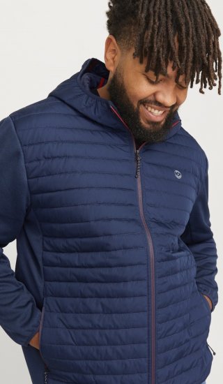 Jack & Jones MULTI QUILTED SET-IN Sleeves Jacket Navy Blazer - Geci - Geci Bărbați Mărimi Mari