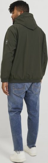 Jack & Jones BASIC Water-Resistant Softshell Jacket Green - Geci - Geci Bărbați Mărimi Mari