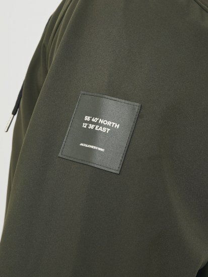 Jack & Jones BASIC Water-Resistant Softshell Jacket Green - Geci - Geci Bărbați Mărimi Mari
