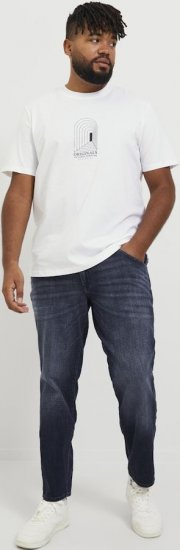 Jack & Jones GLENN FOX GE 224 Jeans Blue Denim - Blugi & pantaloni - Blugi & Pantaloni Bărbați Mărimi Mari