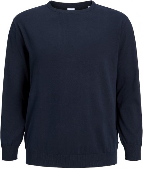 Jack & Jones BASIC Knitted Sweater Navy Blazer - Pulovere & hanorace - Pulovere & Hanorace Bărbați Mărimi Mari