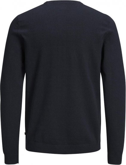 Jack & Jones BASIC Knitted Sweater Navy Blazer - Pulovere & hanorace - Pulovere & Hanorace Bărbați Mărimi Mari