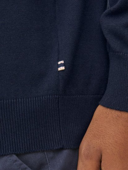 Jack & Jones BASIC Knitted Sweater Navy Blazer - Pulovere & hanorace - Pulovere & Hanorace Bărbați Mărimi Mari