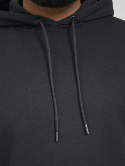 Jack & Jones BRADLEY Hoodie Black - Pulovere & hanorace - Pulovere & Hanorace Bărbați Mărimi Mari
