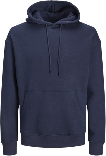 Jack & Jones BRADLEY Hoodie Navy Blazer - Pulovere & hanorace - Pulovere & Hanorace Bărbați Mărimi Mari