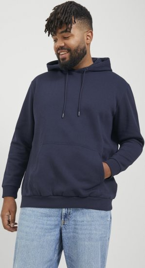 Jack & Jones BRADLEY Hoodie Navy Blazer - Pulovere & hanorace - Pulovere & Hanorace Bărbați Mărimi Mari