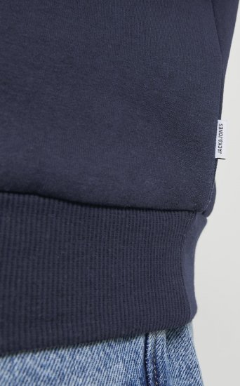 Jack & Jones BRADLEY Hoodie Navy Blazer - Pulovere & hanorace - Pulovere & Hanorace Bărbați Mărimi Mari