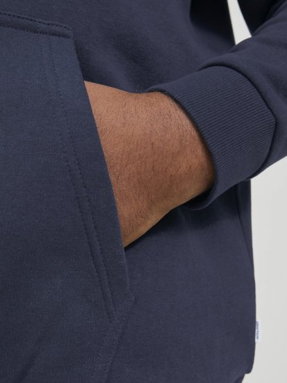 Jack & Jones BRADLEY Hoodie Navy Blazer - Pulovere & hanorace - Pulovere & Hanorace Bărbați Mărimi Mari