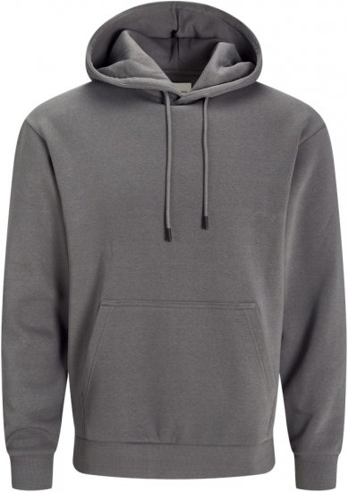 Jack & Jones BRADLEY Hoodie Grey - Pulovere & hanorace - Pulovere & Hanorace Bărbați Mărimi Mari