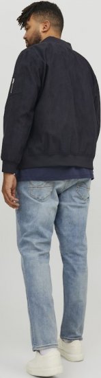 Jack & Jones ROCKY Faux Suede Bomber Jacket Jet Black - Geci - Geci Bărbați Mărimi Mari