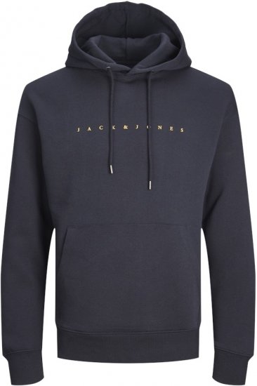 Jack & Jones STAR Hoodie Dark Navy - Pulovere & hanorace - Pulovere & Hanorace Bărbați Mărimi Mari
