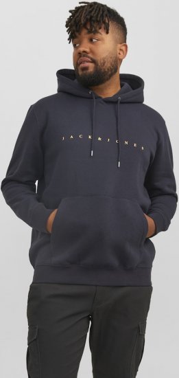 Jack & Jones STAR Hoodie Dark Navy - Pulovere & hanorace - Pulovere & Hanorace Bărbați Mărimi Mari