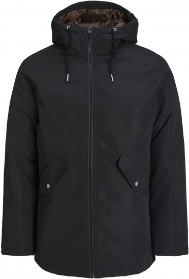 Jack & Jones JJLOOP Parka Black - Geci - Geci Bărbați Mărimi Mari