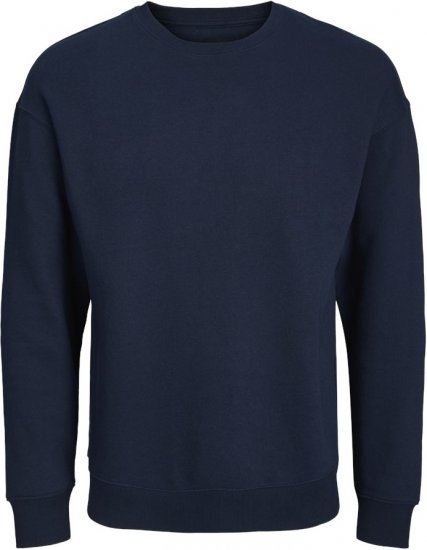 Jack & Jones BRADLEY Sweatshirt Navy Blazer - Pulovere & hanorace - Pulovere & Hanorace Bărbați Mărimi Mari