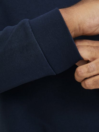 Jack & Jones BRADLEY Sweatshirt Navy Blazer - Pulovere & hanorace - Pulovere & Hanorace Bărbați Mărimi Mari