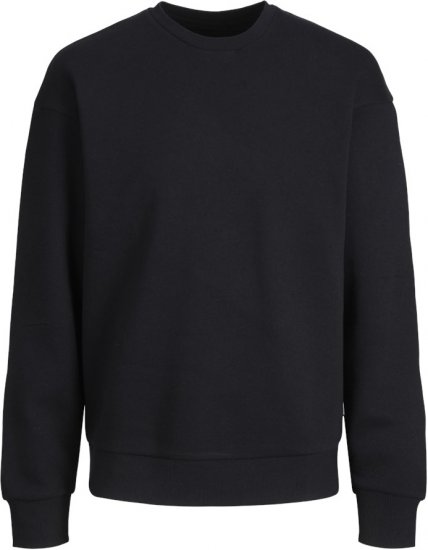 Jack & Jones BRADLEY Sweatshirt Black - Pulovere & hanorace - Pulovere & Hanorace Bărbați Mărimi Mari