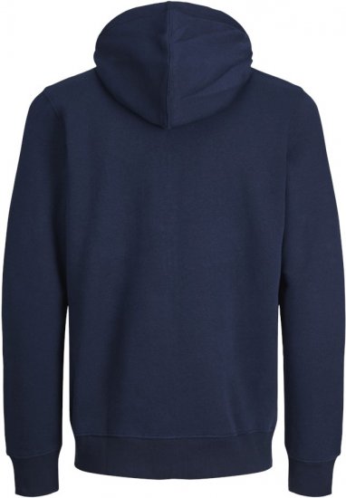 Jack & Jones BRADLEY Zip Hoodie Navy Blazer - Pulovere & hanorace - Pulovere & Hanorace Bărbați Mărimi Mari