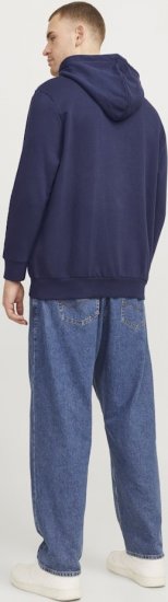 Jack & Jones CALEB Hoodie Navy Blazer - Pulovere & hanorace - Pulovere & Hanorace Bărbați Mărimi Mari