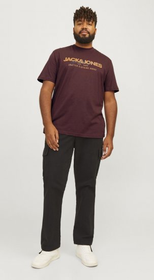 Jack & Jones JJALVIS Vineyard Wine - Tricouri - Tricouri Bărbați Mărimi Mari