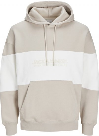 Jack & Jones LEGACY 2 Color Hoodie Beige - Pulovere & hanorace - Pulovere & Hanorace Bărbați Mărimi Mari
