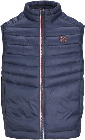 Jack & Jones SPRINT True Red Stitches BODYWARMER Navy Blazer - Geci - Geci Bărbați Mărimi Mari