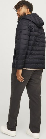 Jack & Jones SPRINT Quilted Hooded Jacket Black - Geci - Geci Bărbați Mărimi Mari