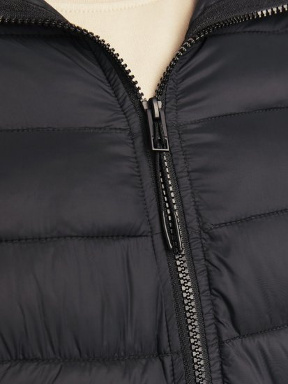 Jack & Jones SPRINT Quilted Hooded Jacket Black - Geci - Geci Bărbați Mărimi Mari