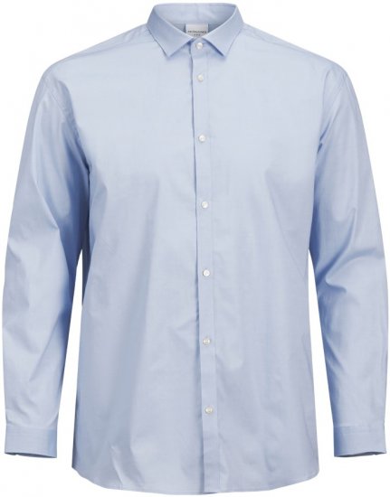 Jack & Jones ARMA LS Shirt Cashmere Blue - Cămăși - Cămăși Bărbați Mărimi Mari