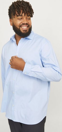 Jack & Jones ARMA LS Shirt Cashmere Blue - Cămăși - Cămăși Bărbați Mărimi Mari