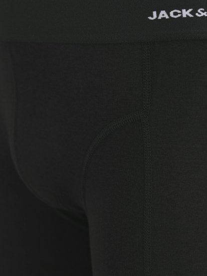 Jack & Jones BASIC BAMBOO Trunks 3-Pack Black - Lenjerie intimă & costum baie - Lenjerie Intimă Bărbați Mărimi Mari