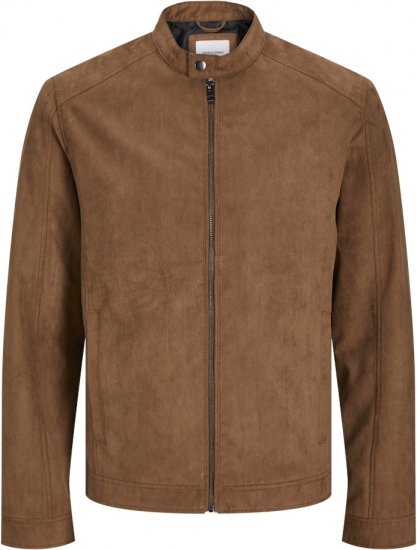 Jack & Jones DYLAN Clean Jacket Brown - Geci - Geci Bărbați Mărimi Mari