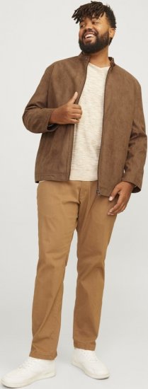 Jack & Jones DYLAN Clean Jacket Brown - Geci - Geci Bărbați Mărimi Mari