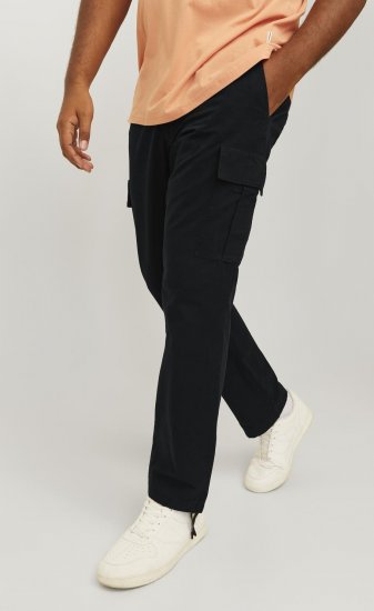 Jack & Jones JPSTKANE JJBARKLEY Cargopants Black - Blugi & pantaloni - Blugi & Pantaloni Bărbați Mărimi Mari